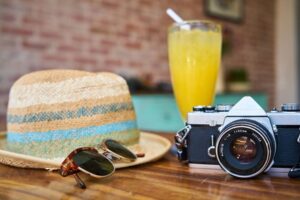 Vacation accessories at the ready - managing summer and divorce can work out for all your summer pursuits.