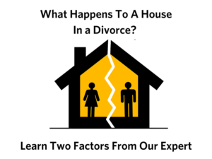 A house split between a couple - learn what happens to a house in a divorce from one of our experts.